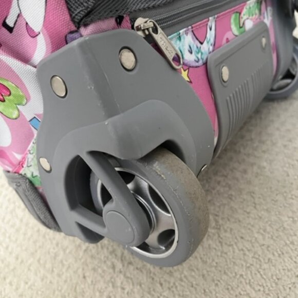 Tilami Rolling Unicorn Backpack 16 Inch School College Travel Carry-on Backpack - Picture 8 of 9